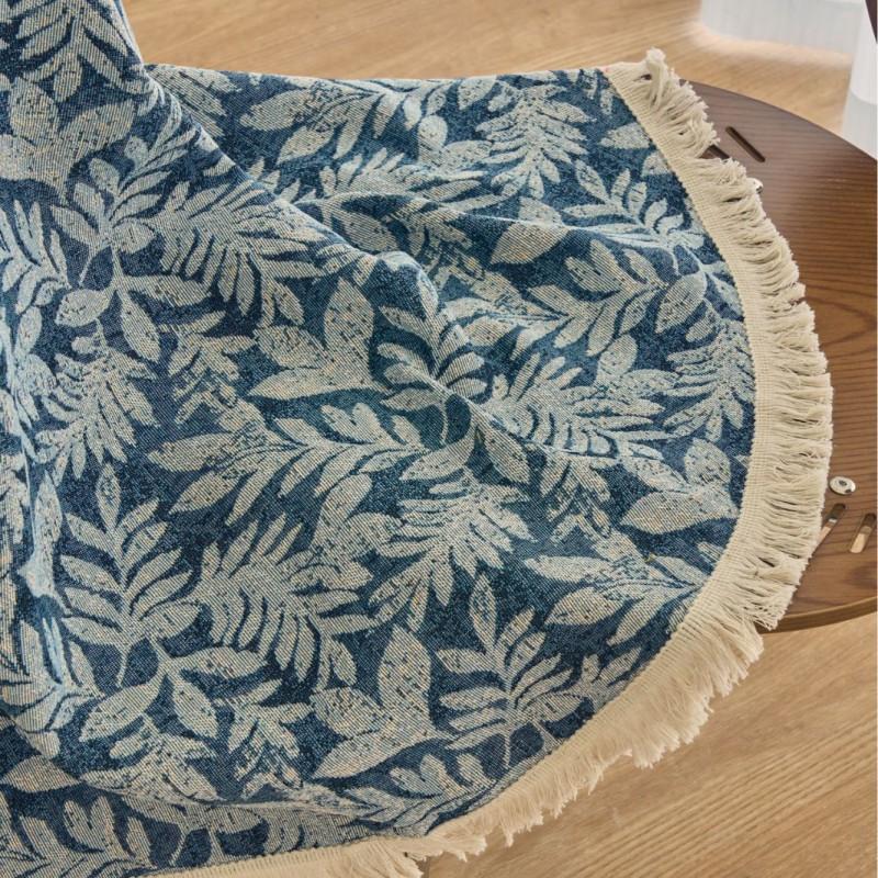 Bohemian Woven Tablecloth Tassel Table Cover Dining Mat Multi Color Home Decor
