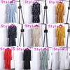 Elegant Floral Chiffon Long Sleeve Casual Vintage Boho Maxi Dress For Women