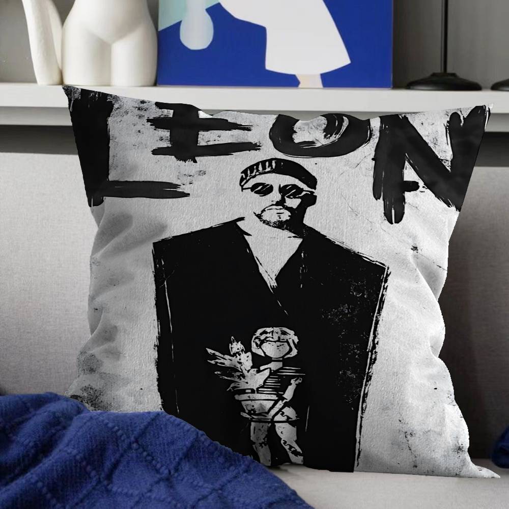 Leon Movie Cushion Cover Inches Farmhouse Decor Home Throw Pillow Covers for Couch Decorations
