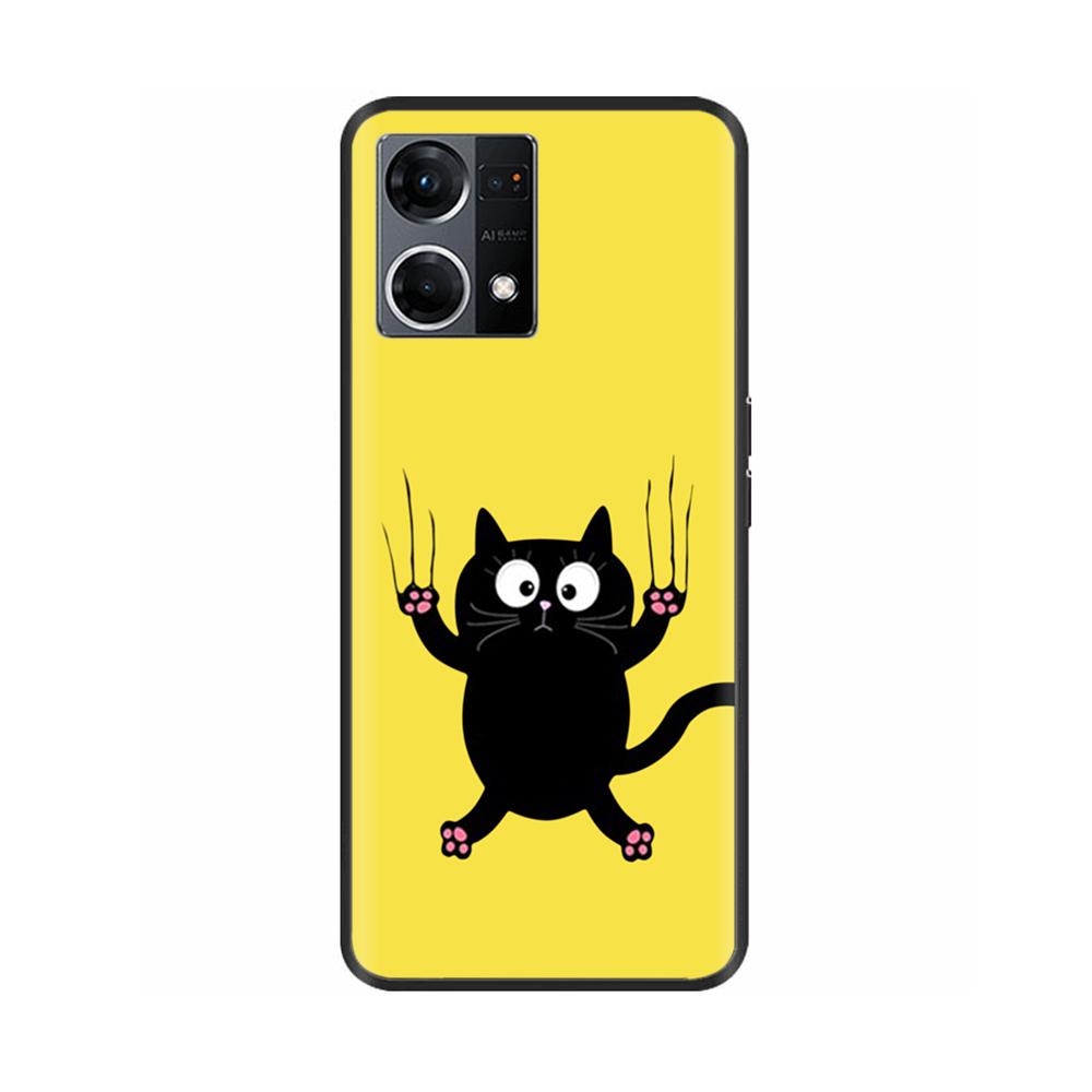 For Oppo F21 Pro CaseTPU Bumper Soft Silicone Bumper Back Phone Cases for OPPO F21 Pro Reno 7 Reno7 4G Case Cover Fundas Coque