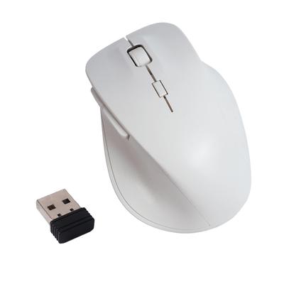 Wireless DPI 6 High Compatible with and Laptops Mouse, 3-Level Adjustable, USB, Buttons, 2.4GHz, Quiet, Cordless, Ergonomic, Battery-Operated,