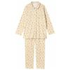 [Wing/Wacoal] Pajamas Long Sleeve Long Pants 100% Cotton (Main Body) Smooth Material EP5072 CR M