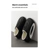 Waterproof Cotton Slippers for Men, Anti Slip In Winter, Home with Plush Cotton Shoes, Warm Bags, Thick Soled Cotton Slippers for Women