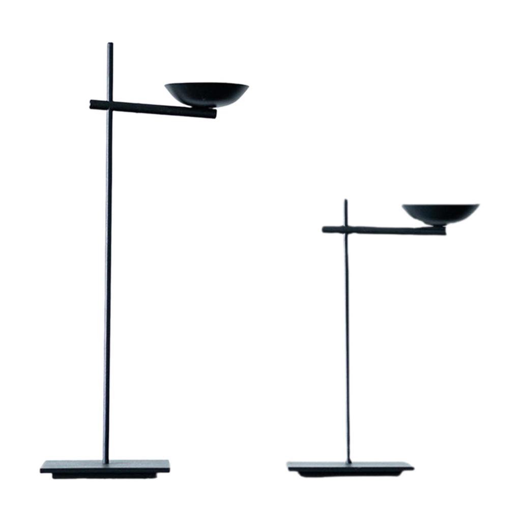 Iron Candle Holders Elegant Home Ornaments for Living Room Desktop Hotel