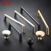 WV Black Kitchen Cabinet Storage Handles 96-320mm Dressers Cupboard Closet Wardrobe Door Drawer Knobs Furniture Hardware Pulls