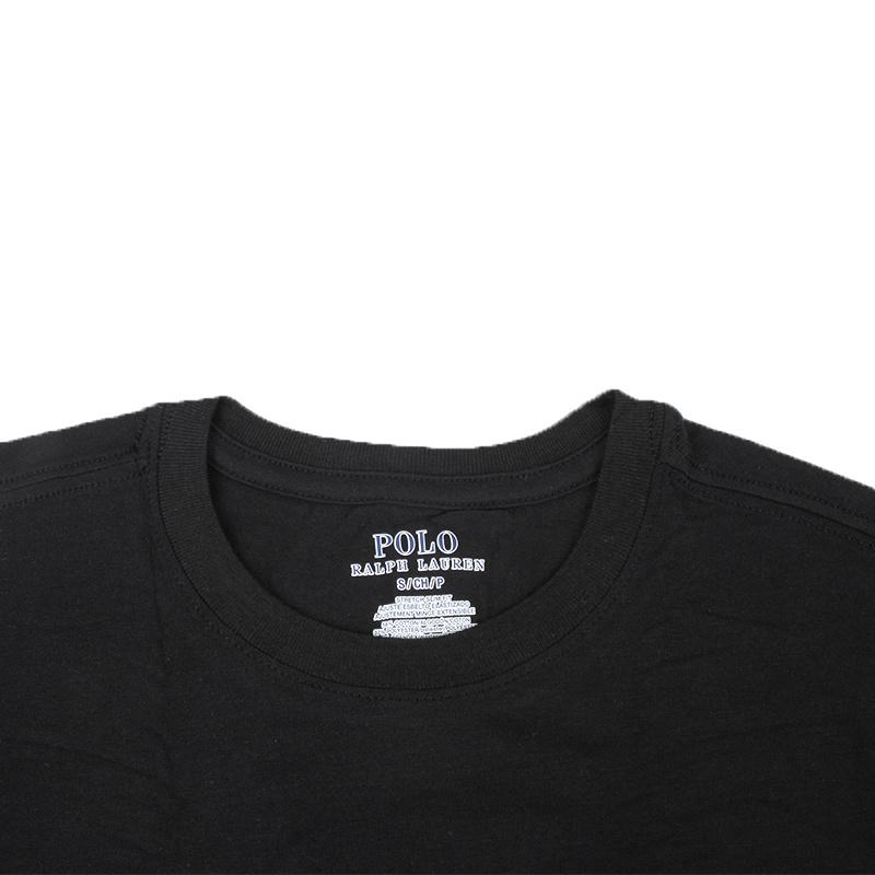 Polo Ralph Lauren Solid Loose Fit Crew Neck Short Sleeve T-Shirt Three Pack Men Tops NWCNP3-AROB