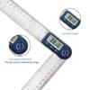 Shahe 0-200 Mm 7'' Digital Protractor Angle Ruler Electron Goniometer Protractor Inclinometer Angle Meter Measuring Tools
