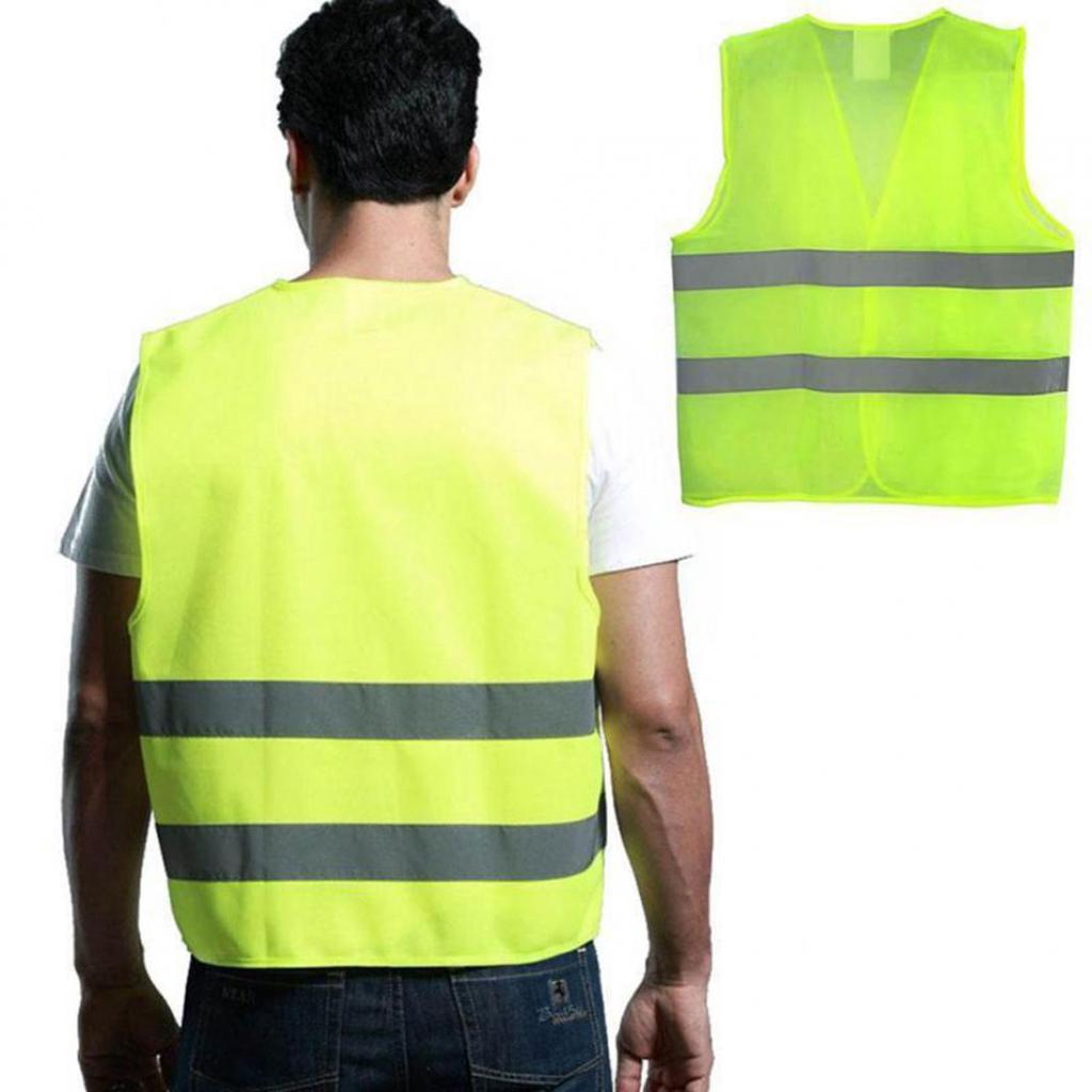 Breathable Reflective Stripes Safety Guard Vest High Visibility Warning Vest KTY
