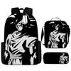 Dragon Ball three-piece backpack popular animation primary school schoolbag boys new bag