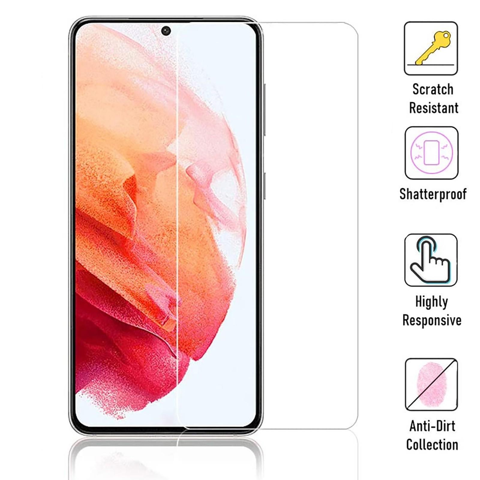 

For S21 Clear Tempered Glasses Screen Protector Film 6.2-Inch 1/2/3/4/5PC