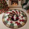 Christmas Santa 3D Printed Rug Welcome Rug Indoor Santa Claus Christmas Rug Decor Door Mat Winter Home Decor Bedroom Decor
