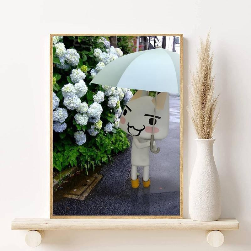 Inoue Toro CUTE Cat Hot Classic Movie Poster HD Art Sticky Wall Waterproof Home Living Room Bar Decoration