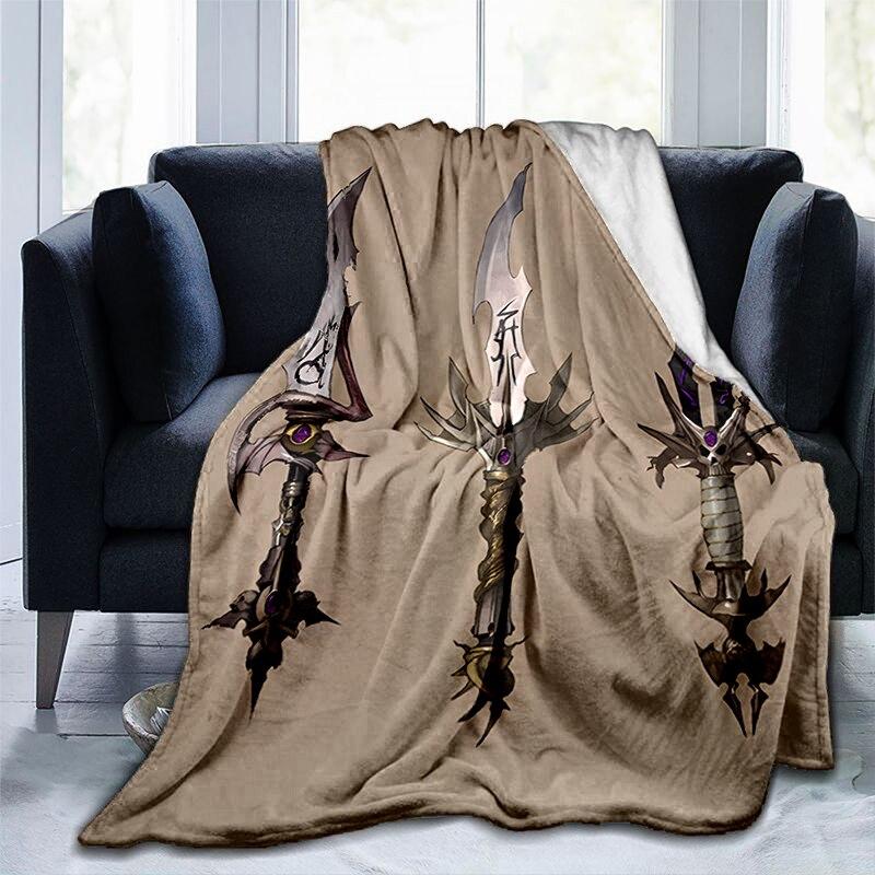 Umelecky potlačená deka na zbrane flanel Mäkká plyšová rozkladacia pohovka vrhacie deky Gedruckt Bettdecke pohovka Geschenk Dropshopping