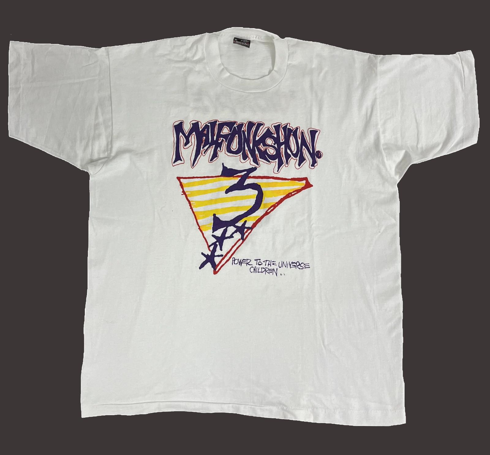 VTG Malfunkshun Band Taste Love Heavy Cotton White All Size Shirt MC477 L
