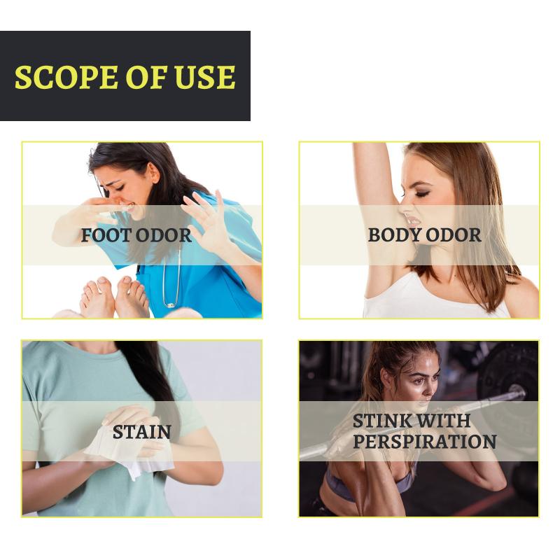 Deodorizing Body Wipes Disposable and Moist Gentle Cleansing Wipes For Sweat Odor Sports School Trip and Travel