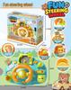 Little Bear Steering Wheel Simulated Sound & Light Educational Toy for Infants and Toddlers