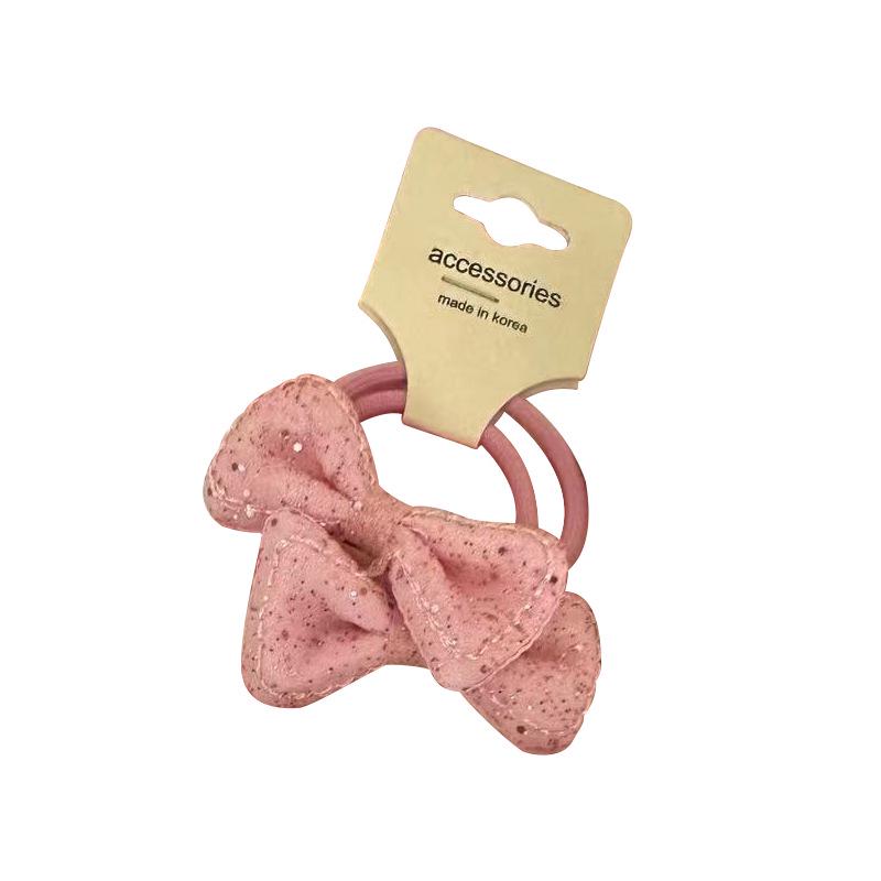 Herz Blume Schleife Haargummi: Kinder Hochelastischer Nahtloser Pferdeschwanzhalter