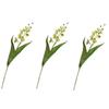 3PCS Multi-color Artificial Flower Branches Lifelike Wind Chime Grass  Floral Arrangement