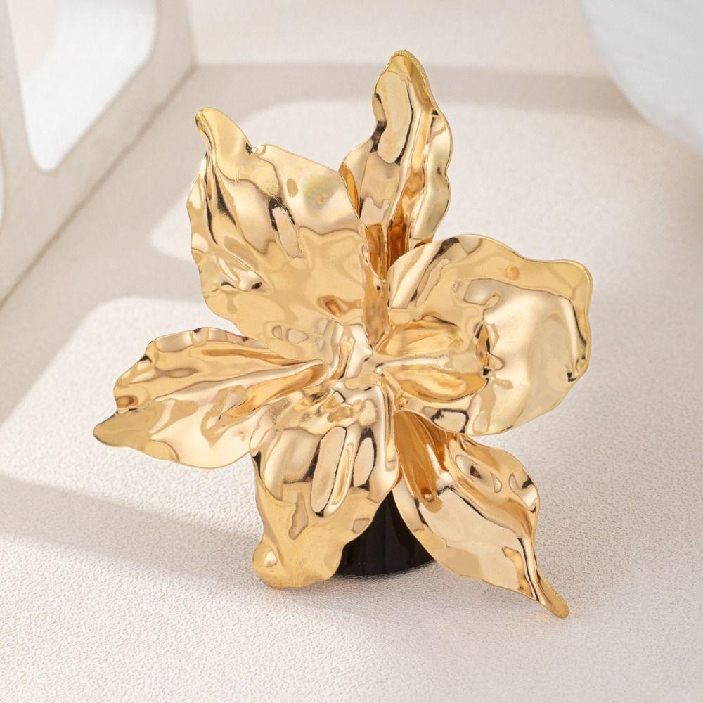 4Pcs Vintage Flower Jewelry Set Zinc Zinc Alloy Women Jewelry Suit Fashion Ring Earrings Bracelet Gift