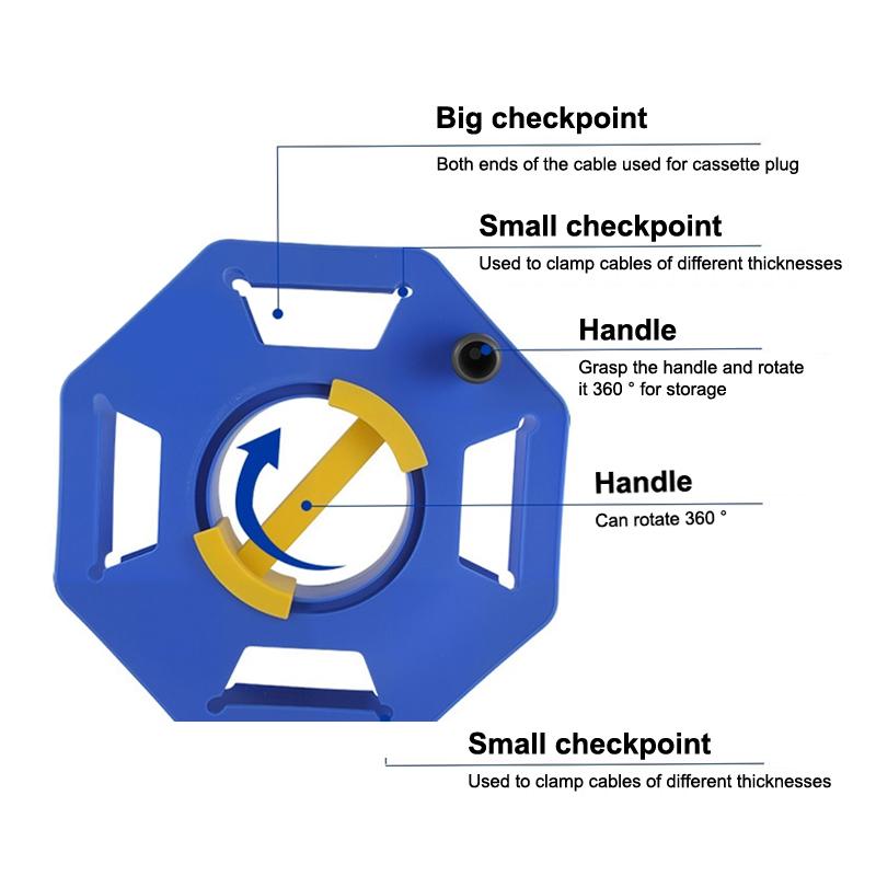 Winding Reel Wire Storage Reel Closing Line Winding Disk Rolling Line Dish Cable Winding Reel Winding Winch Cable Winding Winch