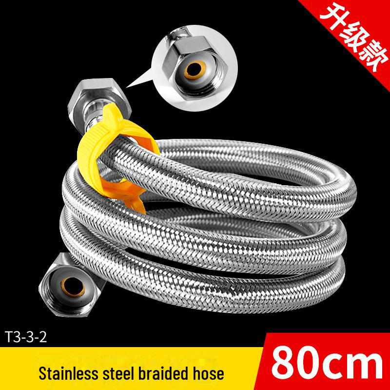 Kunststoffbeschichteter, stahlumflochtener Wasserzulaufschlauch für Wasserhahn/Heizung/Toilette