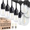 Girlanda świetlna ogrodowa 20m x 20 żarówek e27 ip65 całoroczna wodoodporna LED SOLUTION