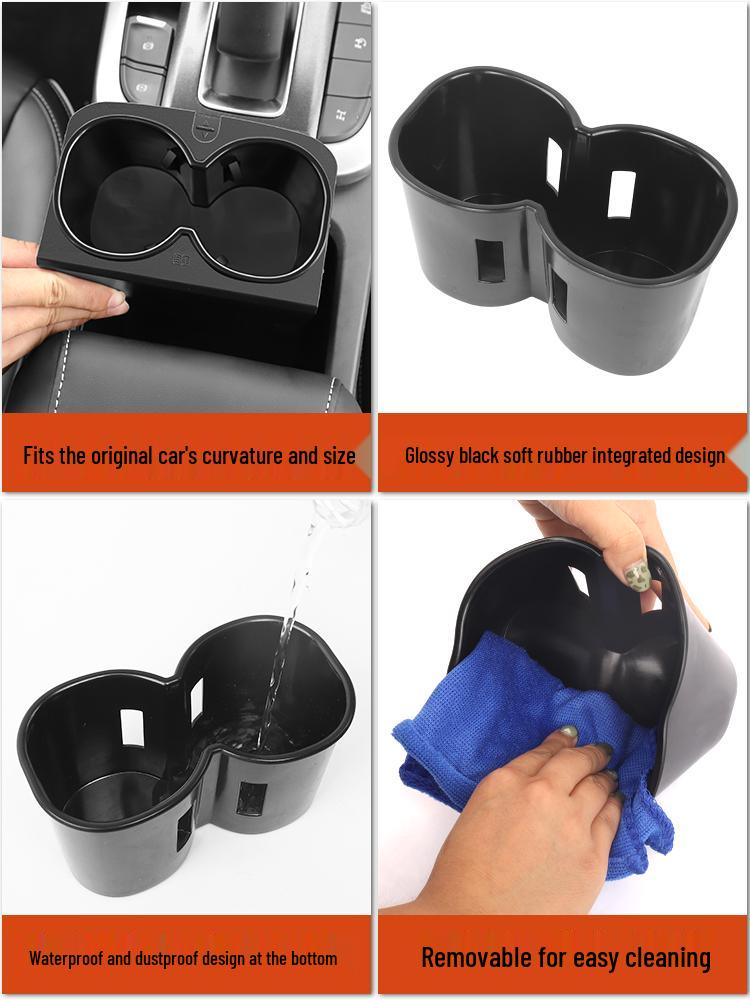 Tank 300 Console Cup Holder Mat: TPE Door Slot, Shock Absorption, Noise Reduction, Soft Rubber, Waterproof Storage