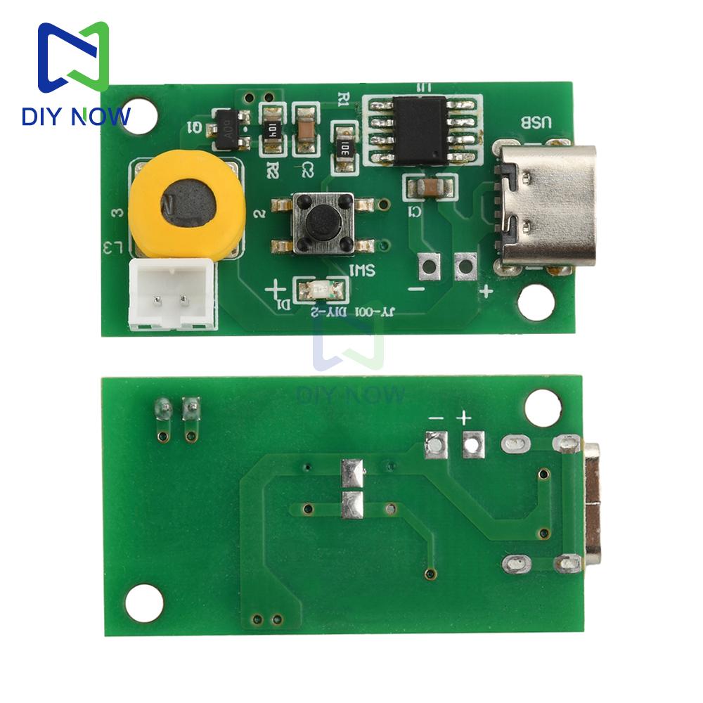 Type C Mini Humidifier DIY Kits Mist Maker and Driver Circuit Board Fogger Atomization Film Atomizer Sheet Mini Oscillating