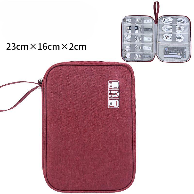 Single Layer Digital Bag Multifunctional Digital Storage Bag Earphones Mobile Phone Data Cable USB Drive Charger Storage Bag