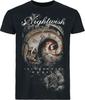 Nightwish Yesterwynde Spiral Clock Potisk Bavlněné Tričko Pánské Dámské Symfonický Metalový Band Unisex Tričko