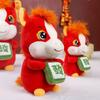 Cute Horse Plush Doll Adorable Zodiac Horse Doll Lively Year Horse Mascot  Office Desk