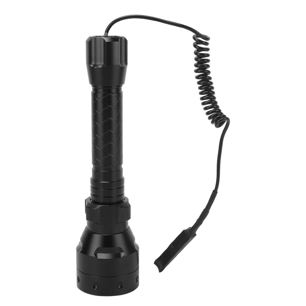 850nm IR Flashlight Zoomable Aluminum Alloy Night Vision Torch for Outdoor Home Use