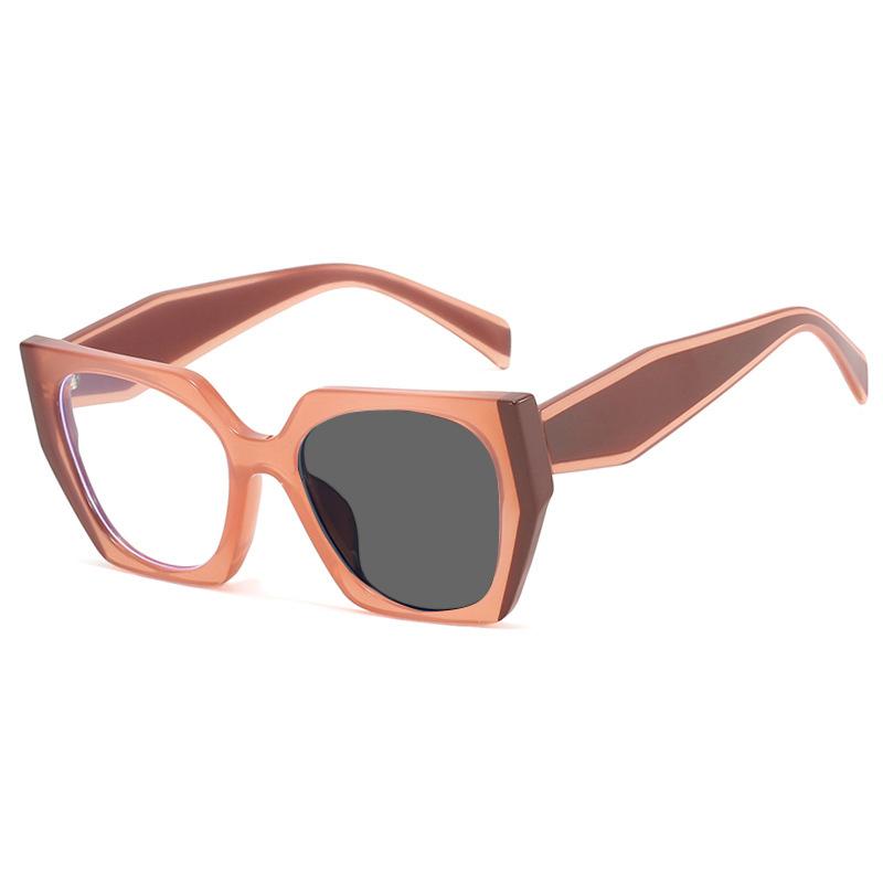 Brand Design Black White Glasses Women Frame Photochromic Anti Blue Light Computer Reading Eyeglass Hyperopia 0 To +6