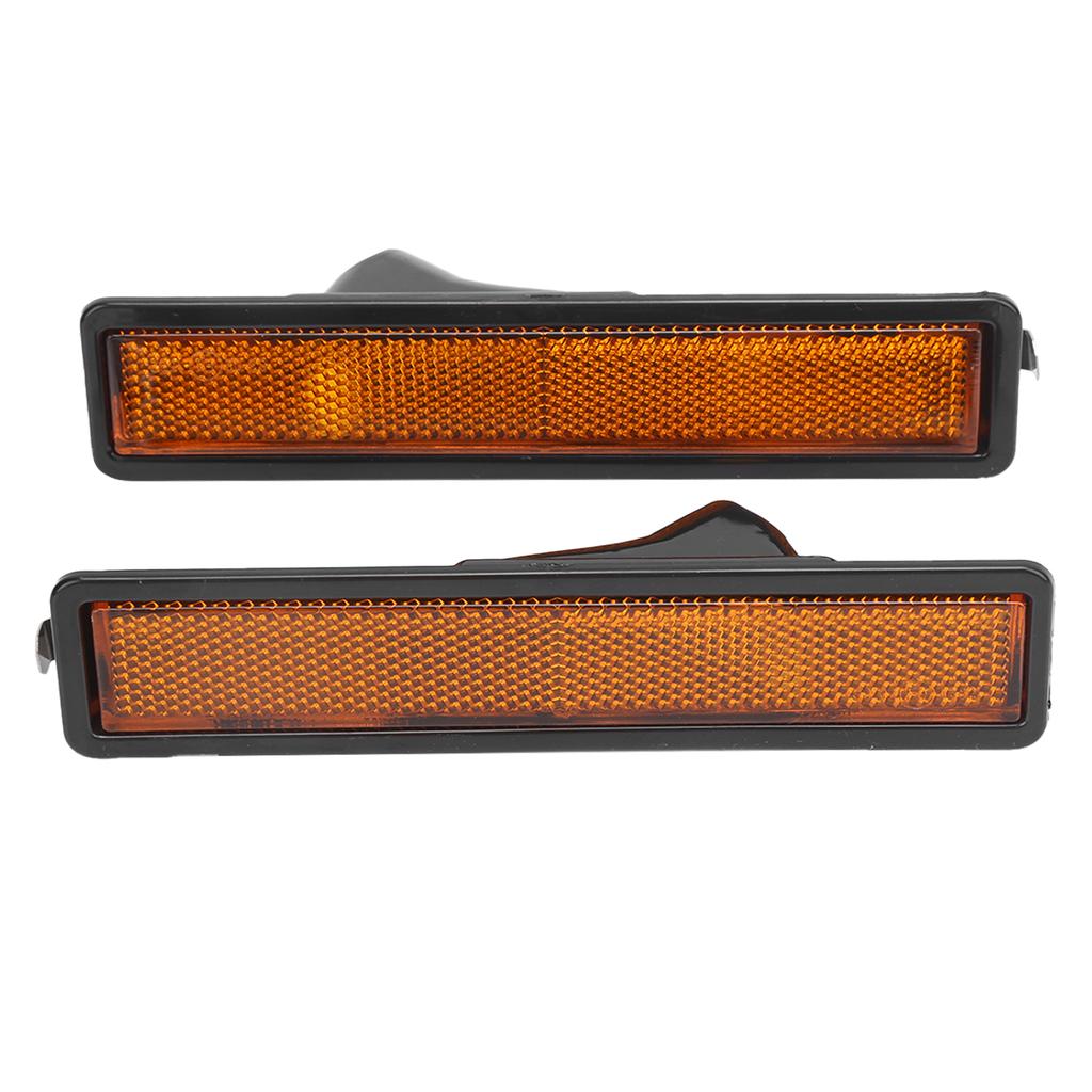 2pcs Front Side Marker Light Cover Lens 63141377849 Replacement for E30 E32 E34 318i 325i 525i 735i