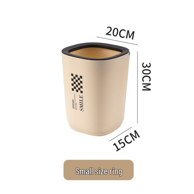 

Press-Type Large Capacity Trash Can for Home - Bedroom, Living Room, Kitchen, Bathroom
