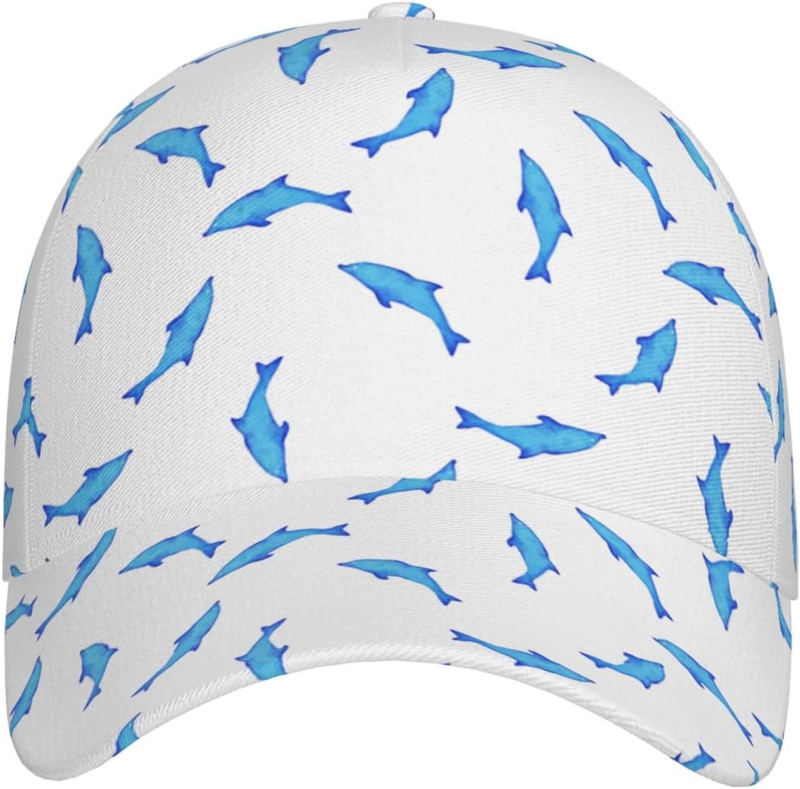 Dolphin Cap Funny Baseball Cap Sun Hats Cute Dolphin Cap Hat Cute Trucker Hat for Women Men One Size