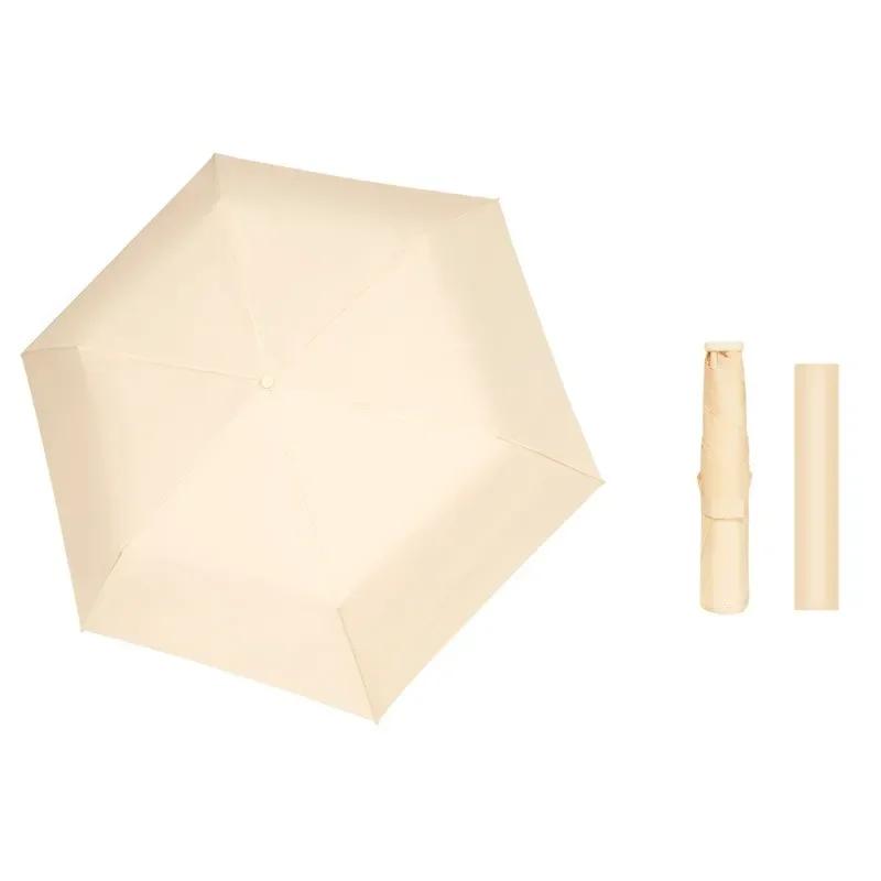 Ultra Light Sun Umbrella Automatic Folding Umbrella UV Resistant and Windproof Umbrella Compact and Portable Rain Gear for Adult