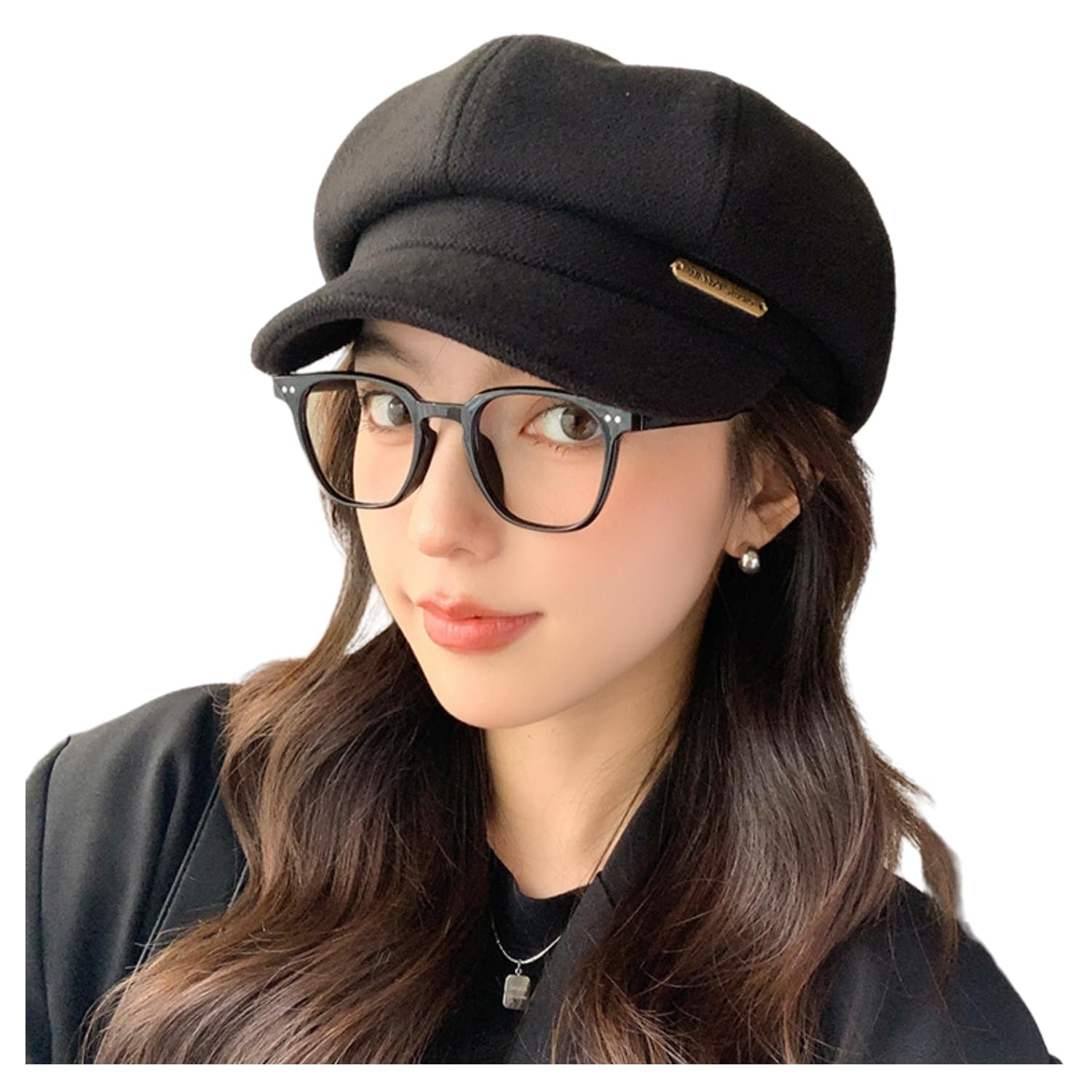 

Casquette Metal Strip Hunting with UV Slimming [Qzkouma] Hat, Cap, Autumn/Winter, Warm, Decoration, Cap, Brim, Women s & Men s, Protection, Effect, чёрный