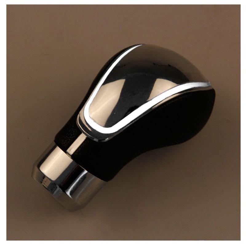 Versatile And Ergonomic Pu Leather Shift Gear Lever Knob With Luminous Touch Activated Features