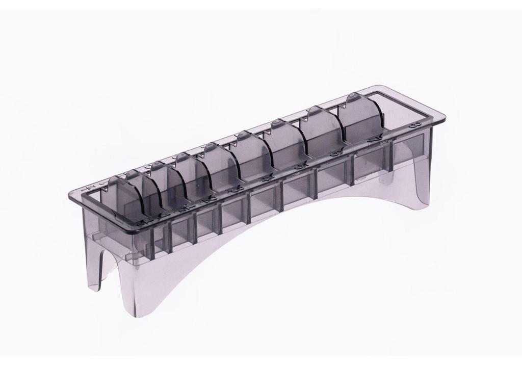 Electric Hair Clipper Storage Box with Adjustable Compartments (8 & 10 Card Capacity)