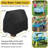 Wasserspieltisch Cover 105x65x84cm, Anti-UV 420D Oxford Fabric Water Sand Table Cover with Drawstring for Kids Outdoor Play