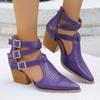Large Size Fashion High Heel Sandals Women New Thick Heel Shoes