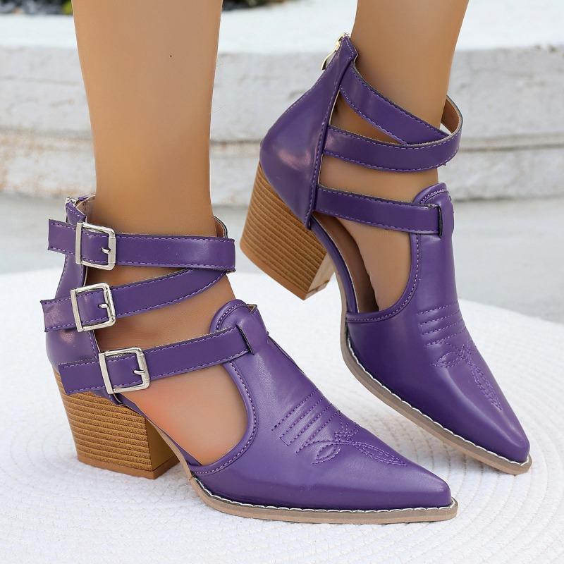 Large Size Fashion High Heel Sandals Women New Thick Heel Shoes