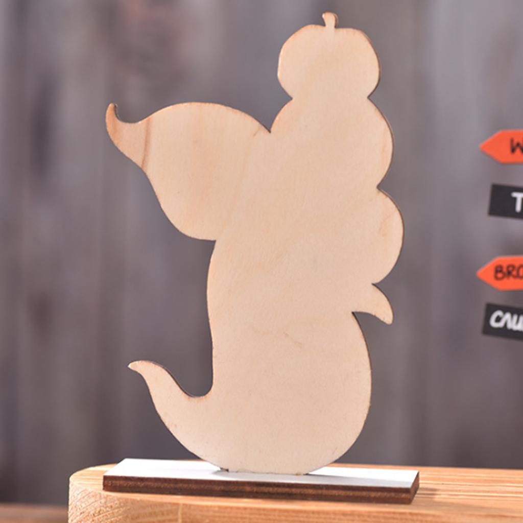 Eco Friendly Halloween Wooden Decoration For Indoor Outdoor Holiday Home Party DIY Craft