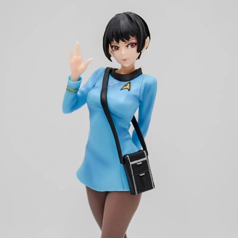 Anime Star Trek Bishoujo Medical Officer Girl Figure Command/Vulcan Science Action Figure Model Collection Doll Toy