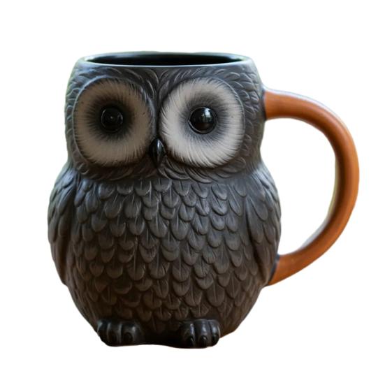 Animal Shape Mug Elephant Sheep Owl Cat Dog Styling Synthetic Resin