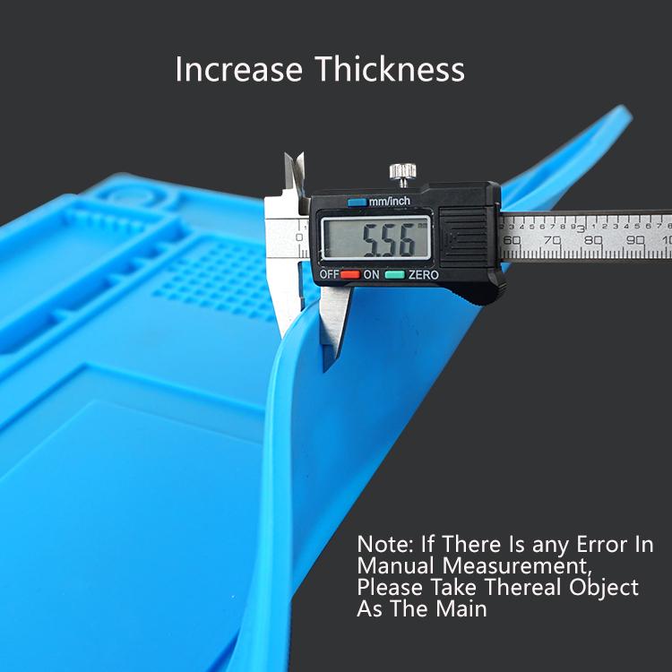 Mobile Phone Computer Repair Work Table Mat Multifunctional Magnetic High Temperature Heat Insulation Silicone Mat