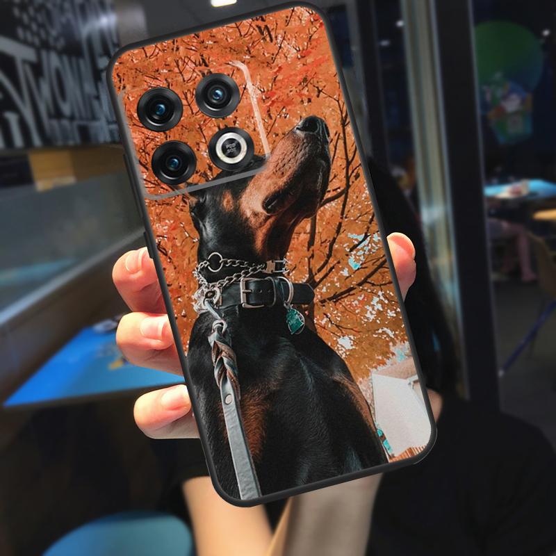 Animal Doberman Dog Funda For OnePlus 12 12R 13 R 11 9 10 Pro 8T 9RT 10T OnePlus Nord N20 N30 CE 4 2 3 Lite Case