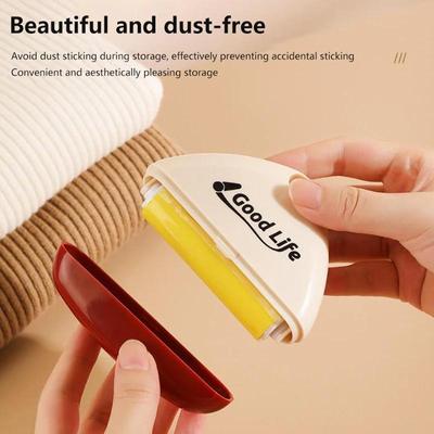 Mini Portable Lint Roller Reusable Washable Sticky Remover for Clothes Pet Fur Cleaning Tool for Home and Travel Use