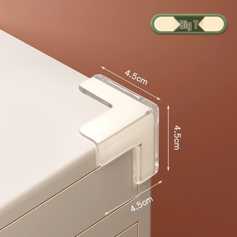 Transparent Water Drop PVC Corner Guards for Baby Safety - Anti-Collision Pads for Tables, Chairs & Walls